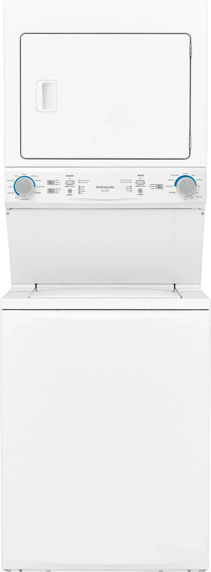 Electric Washer/Dryer Laundry Center - 3.9 Cu. Ft Washer and 5.5 Cu. Ft. Dryer